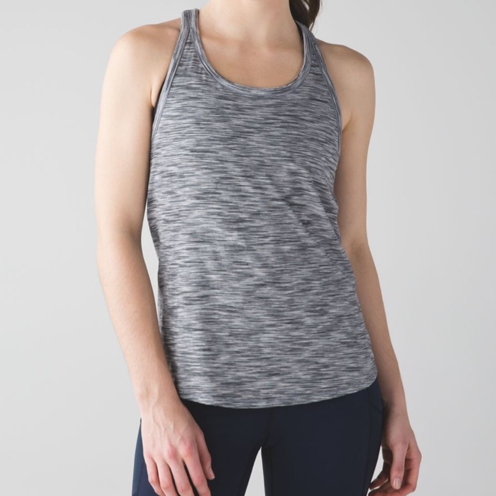 *Lululemon Yogi Everyday Tank Heathered Grey Sz 2